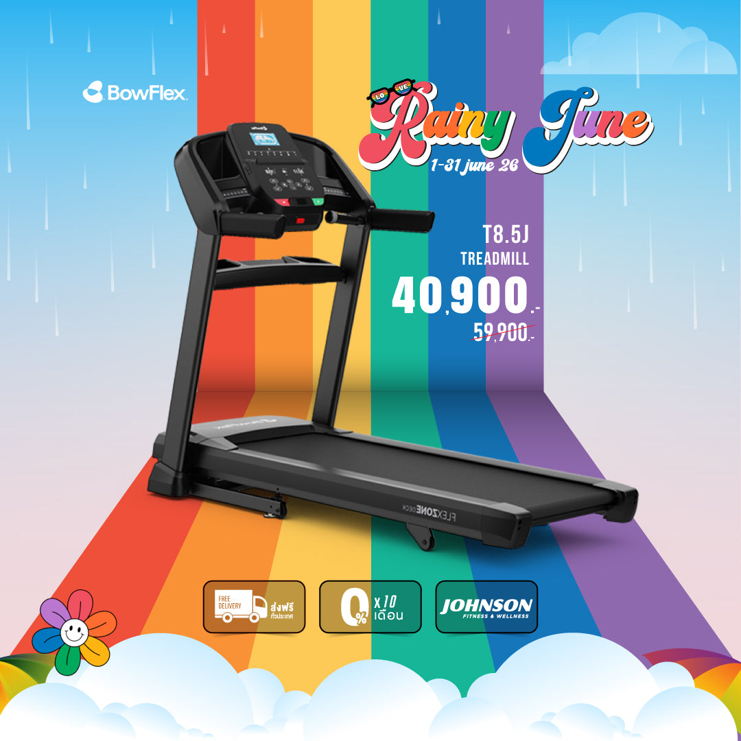 ลู่วิ่งไฟฟ้า Bowflex T8.5J สินค้าเข้าใหม่ ราคาพิเศษ เฉพาะออนไลน์เท่านั้น