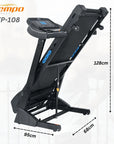 Tempo TP108 Treadmill – Space-Saving Home Treadmill