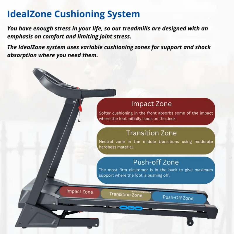 Tempo TP108 Treadmill – Space-Saving Home Treadmill